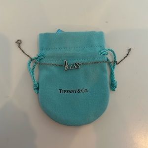 Tiffany & Co sterling silver “kiss” bracelet